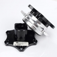 NRG Quick Release SFI SPEC 42.1 – Black Body / Silver Ring