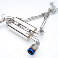 Invidia 03-08 Nissan Fx35/45 Gemini Rolled Titanium Tips Cat-Back