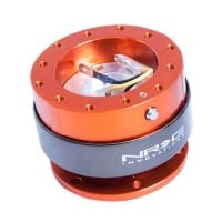 NRG Quick Release – Orange Body/Titanium Chrome Ring